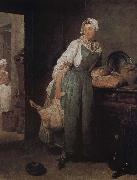 Jean Baptiste Simeon Chardin Market Return oil painting reproduction